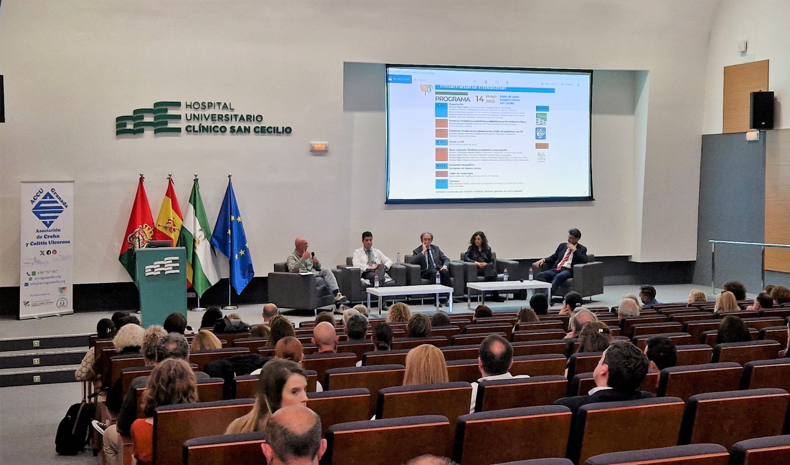 Las IX Jornadas de Enfermedad Inflamatoria Intestinal reúnen en el Clínico San Cecilio a un centenar de pacientes y profesionales sanitarios